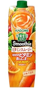 Amazon.co.jp: カゴメ 野菜生活100 Smoothie(スムージー)ビタミン